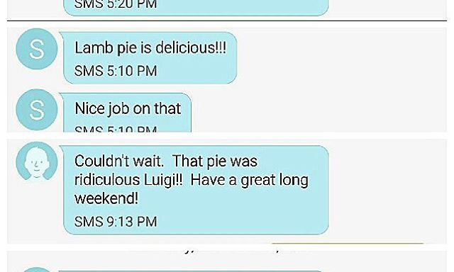 Reviews are in.. Looks like our Thanksgiving special: pulled Grassfed Lamb and Organic Berry Pie was a hit