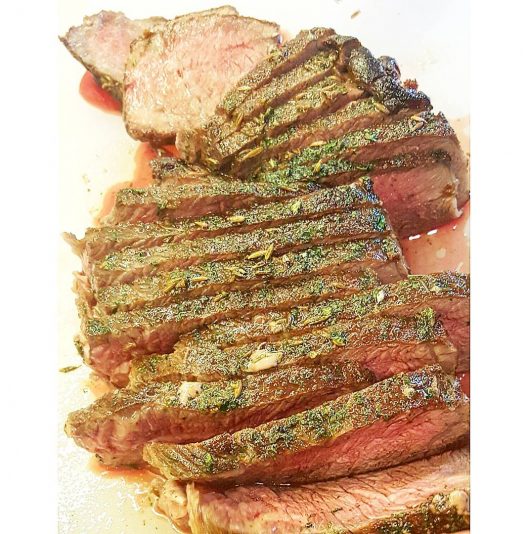 Just a perfectly done Grassfed steak - that's all